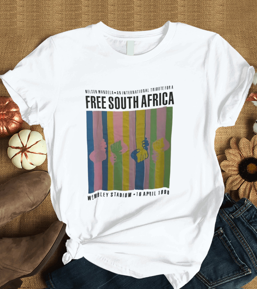 Nelson Mandela An International Tribute For A Free South Africa Wembley Stadium 10 April 1990 T-Shirt