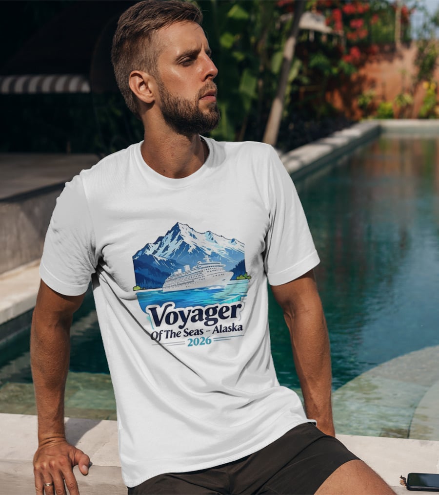 Voyager Of The Seas Alaska 2026 Cruise Adventure Glacier Voyage T-Shirt