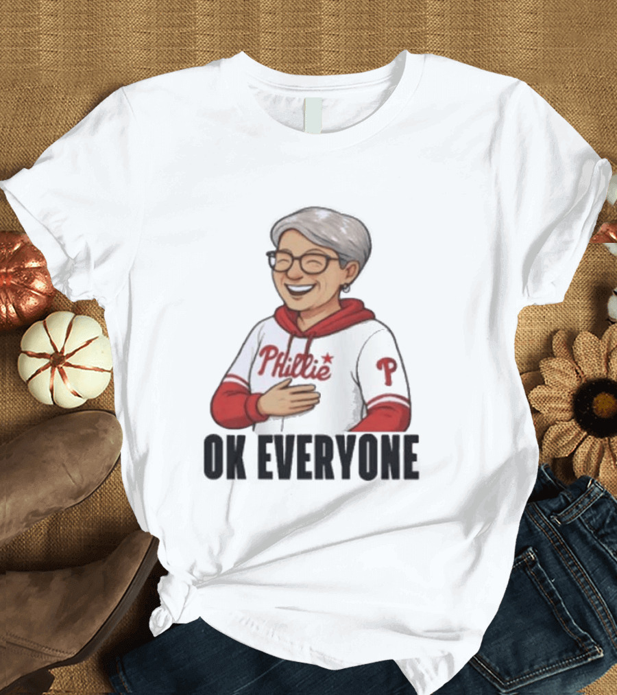 Phillies Karen Ok Everyone P Baseball Fun T-Shirt