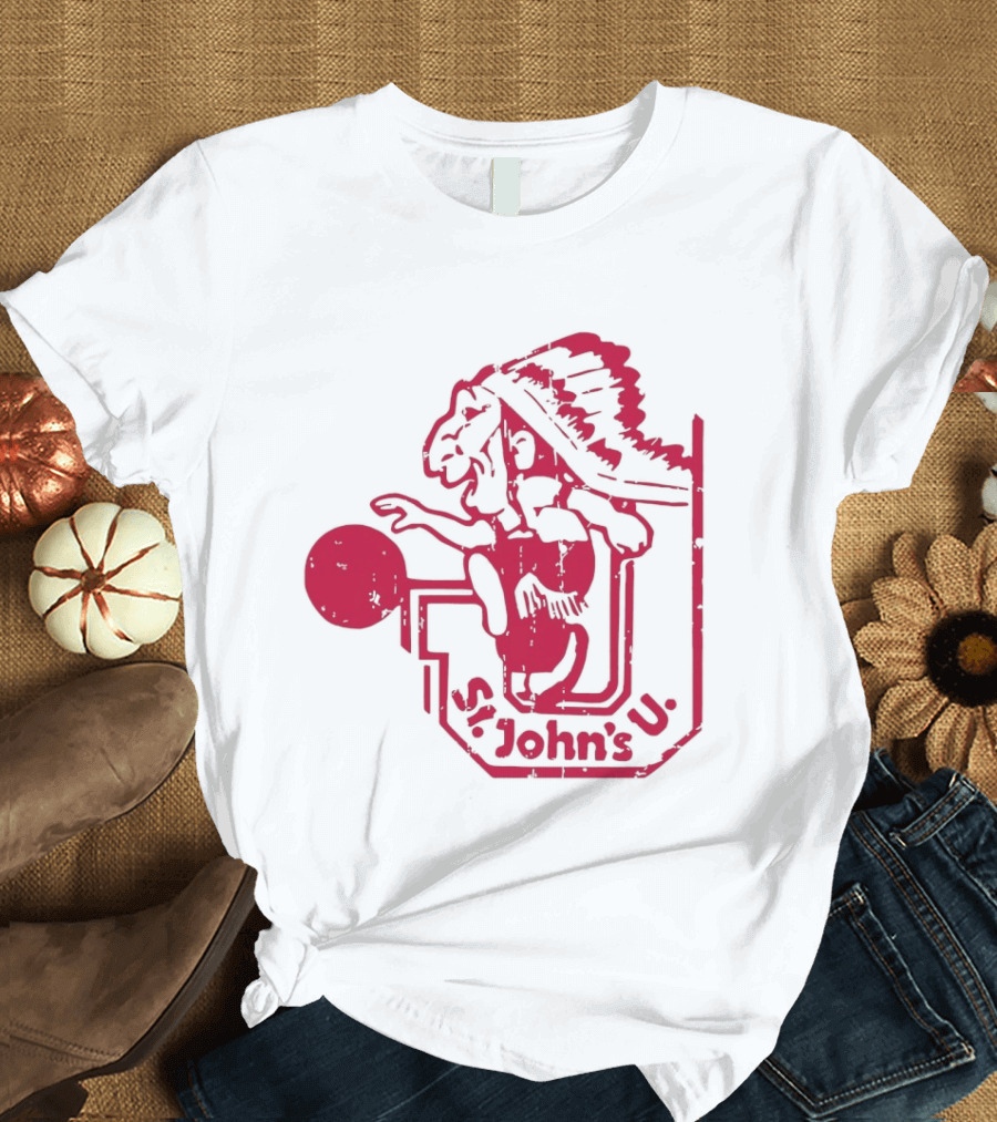 St John's University 1974 1988 Basketball T-Shirt