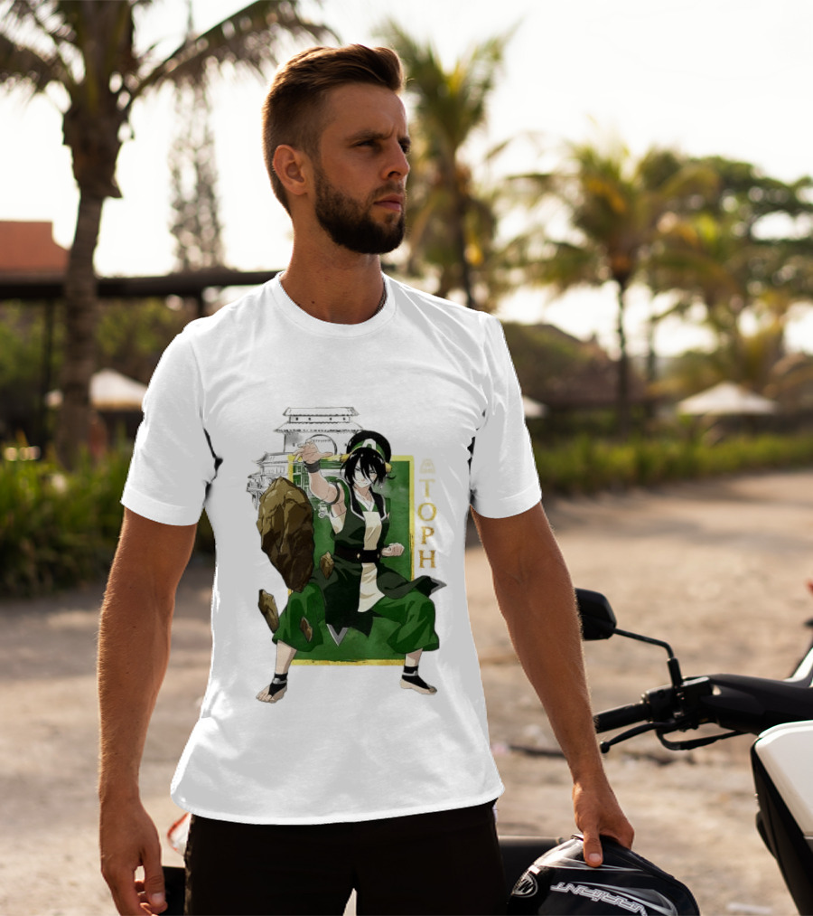 Toph Beifong Earthbending Avatar Character Art With Ba Sing Se T-Shirt