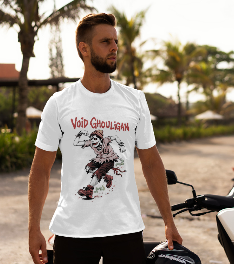Void Ghouligan Zombie Halloween Character Running T-Shirt