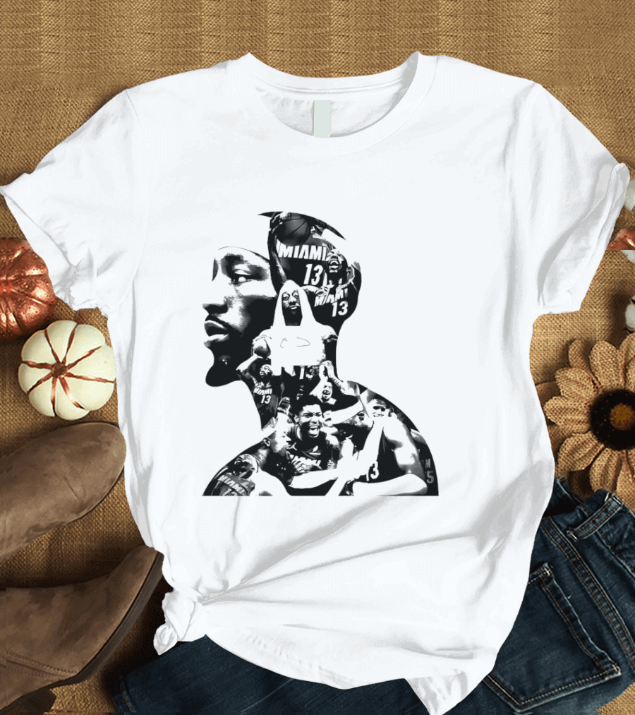 Miami 13 Bam Adebayo Basketball 83 Points T-Shirt