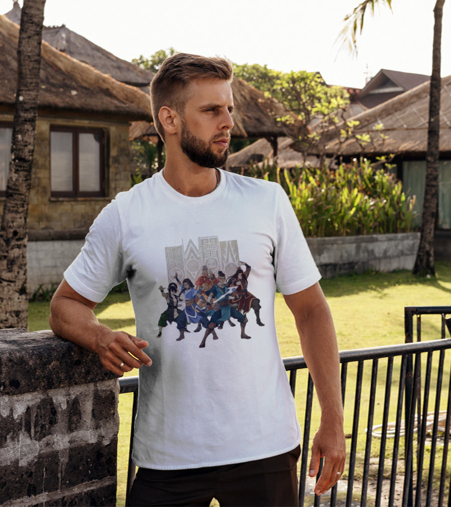Complex Pop Avatar The Last Airbender Team Avatar Adults First Look T-Shirt