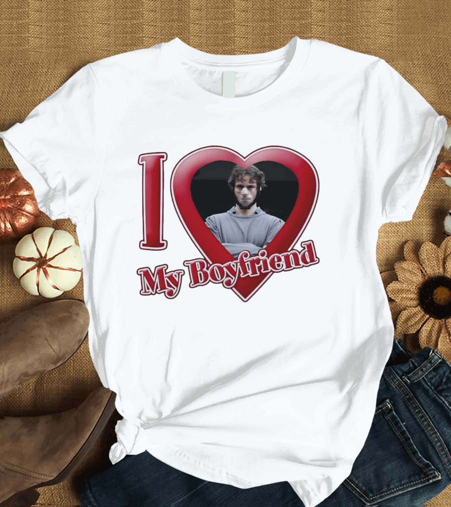 I Love My Boyfriend Will Graham Heart Image T-Shirt