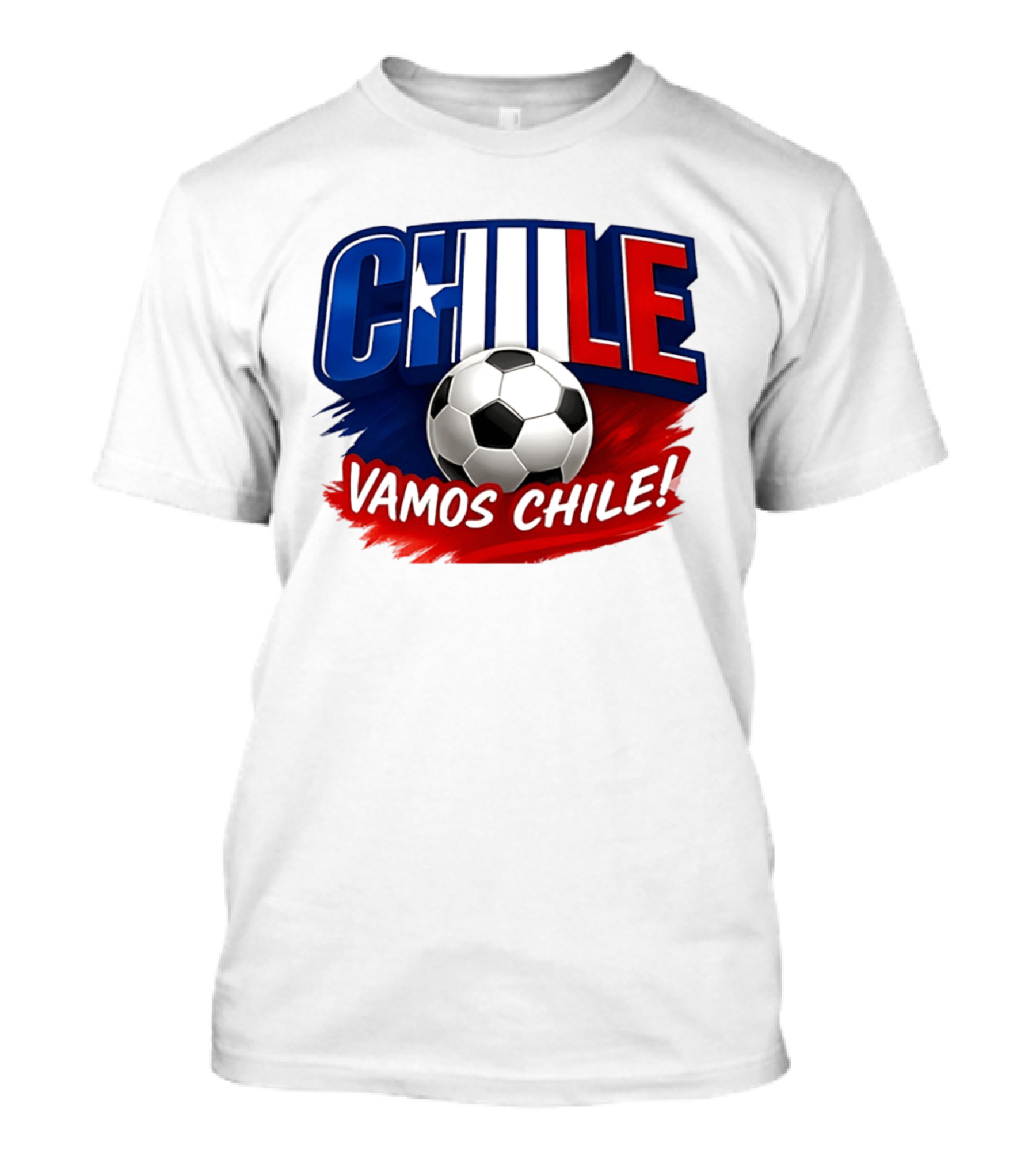 Chile Vamos Chile Soccer Enthusiast Spirit T-Shirt