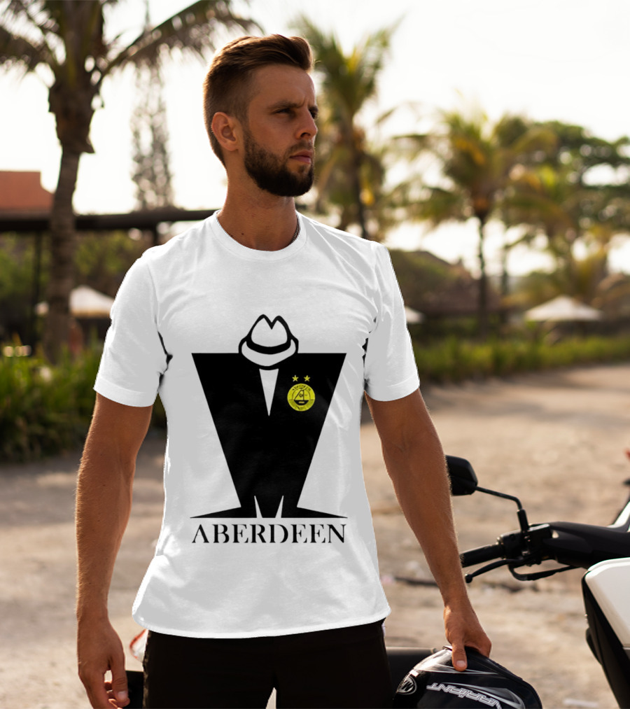 Nutty M Aberdeen FC Football Badge Fedora T-Shirt