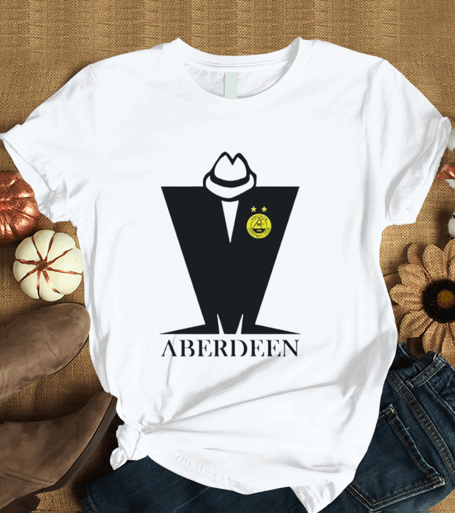 Nutty M Aberdeen FC Football Badge Fedora T-Shirt