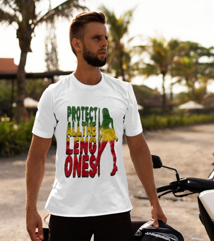 Protect All The Leng Ones Rasta T-Shirt