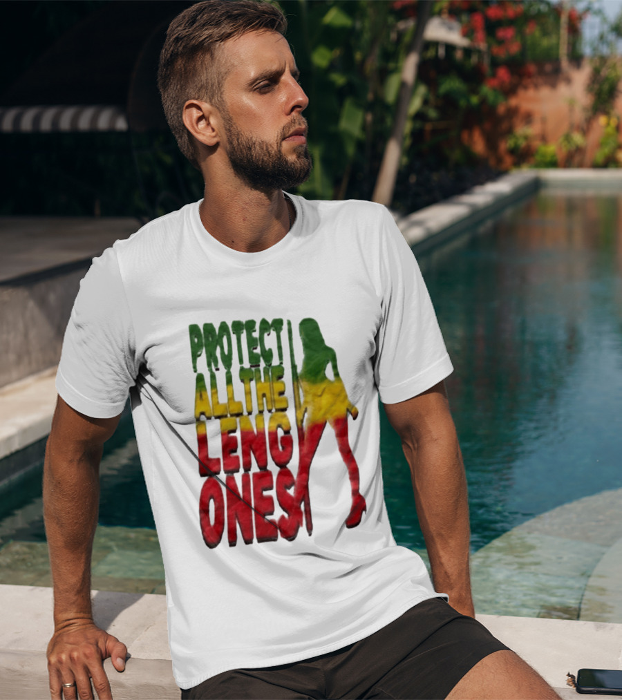 Protect All The Leng Ones Rasta T-Shirt