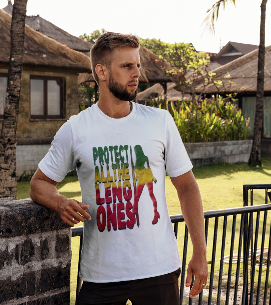 Protect All The Leng Ones Rasta T-Shirt