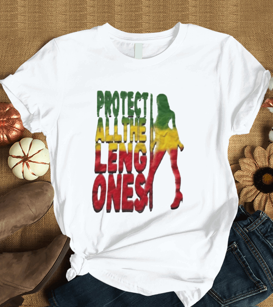 Protect All The Leng Ones Rasta T-Shirt