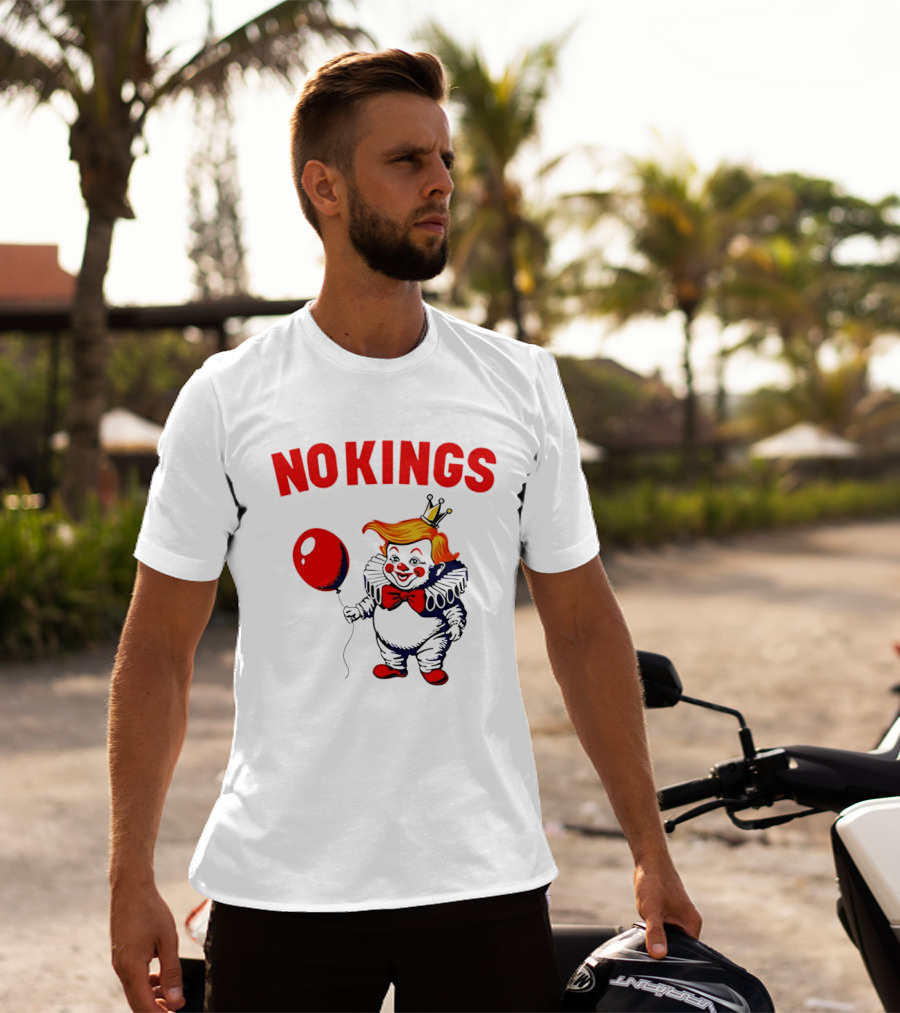 NOKINGS Trump Clown Red Balloon Crown T-Shirt