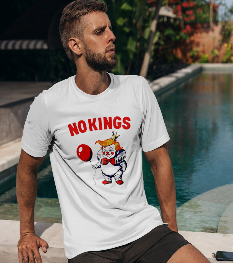 NOKINGS Trump Clown Red Balloon Crown T-Shirt