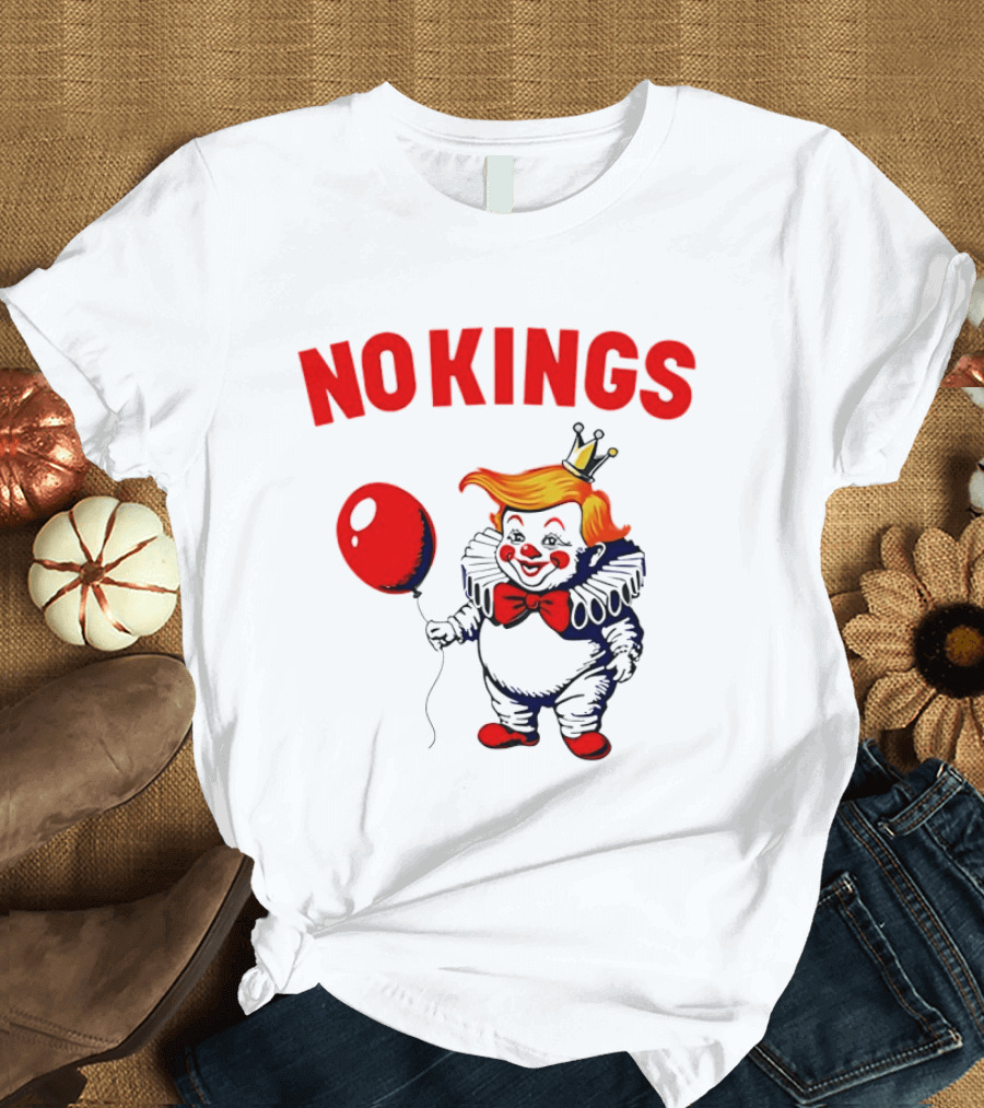 NOKINGS Trump Clown Red Balloon Crown T-Shirt
