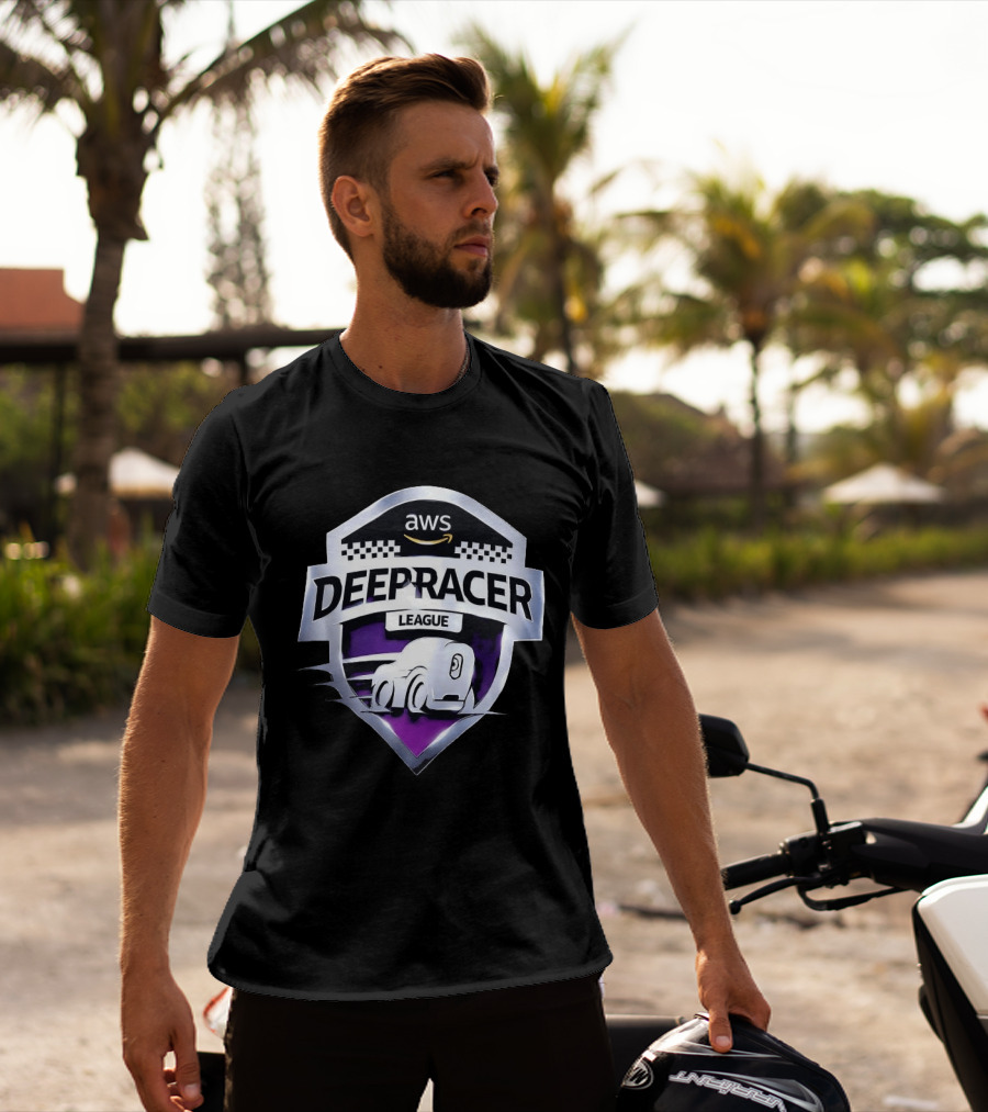 AWS DeepRacer League Shield Emblem Racing Championship T-Shirt