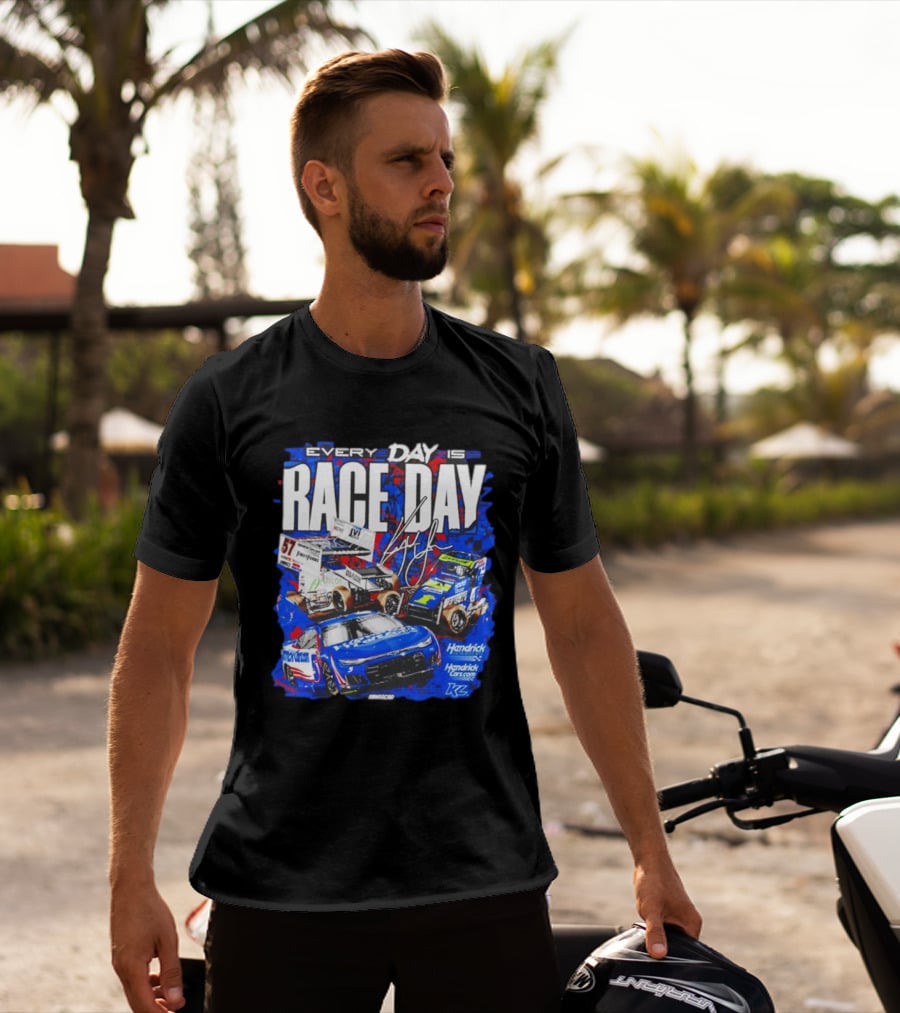 Hendrick Motorsports Every Day Is Race Day NASCAR Car Fans T-Shirt