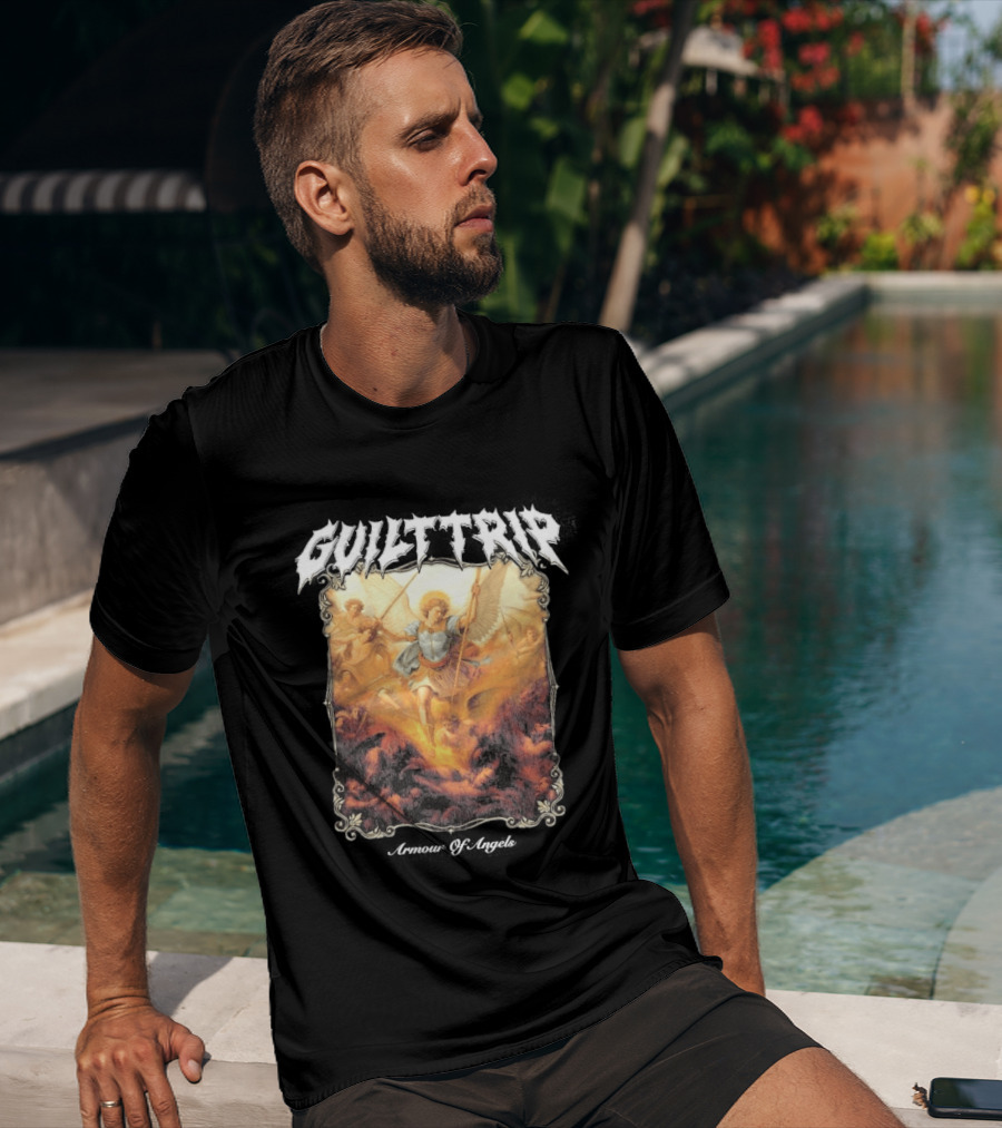 Guilt Trip Armour Of Angels Album Bundle Cover Archangel T-Shirt