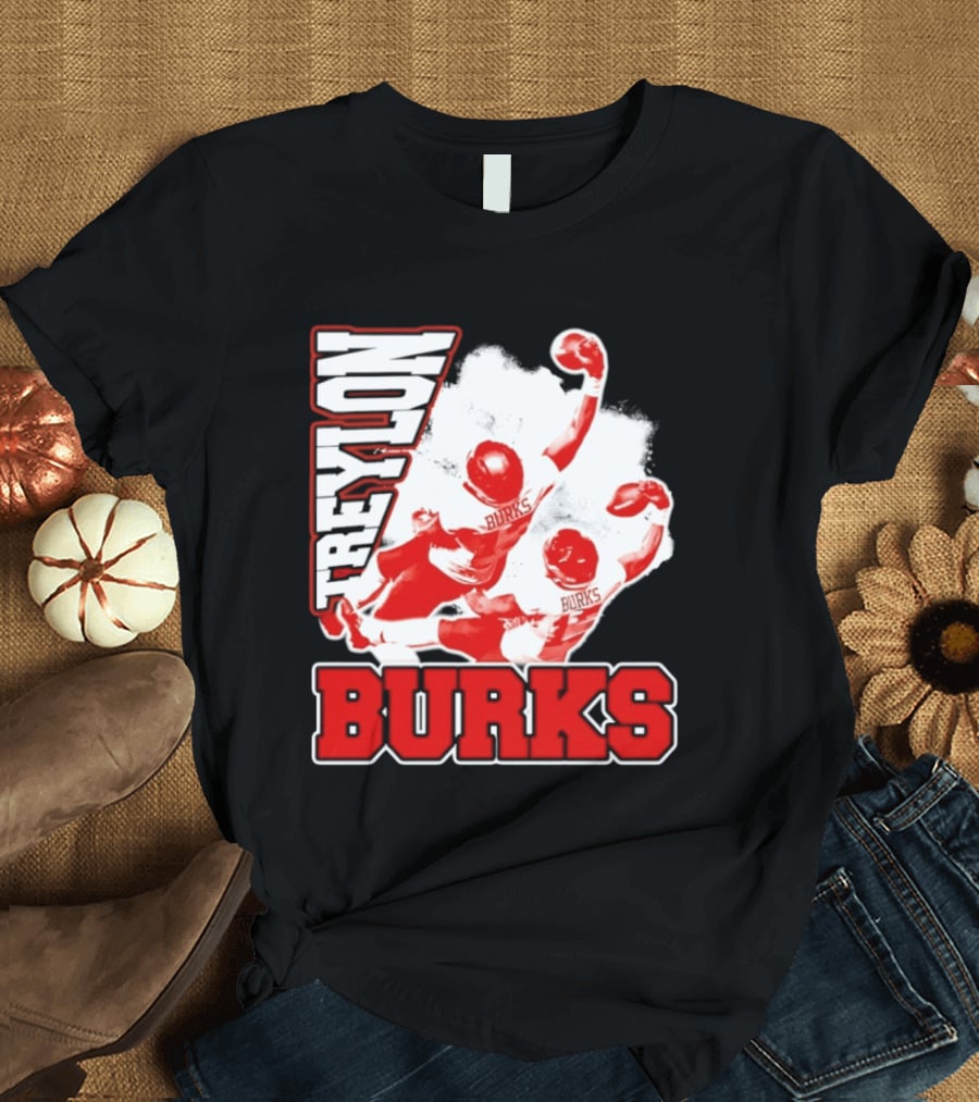 Treylon Burks Washington Commanders Burks Football Action T-Shirt