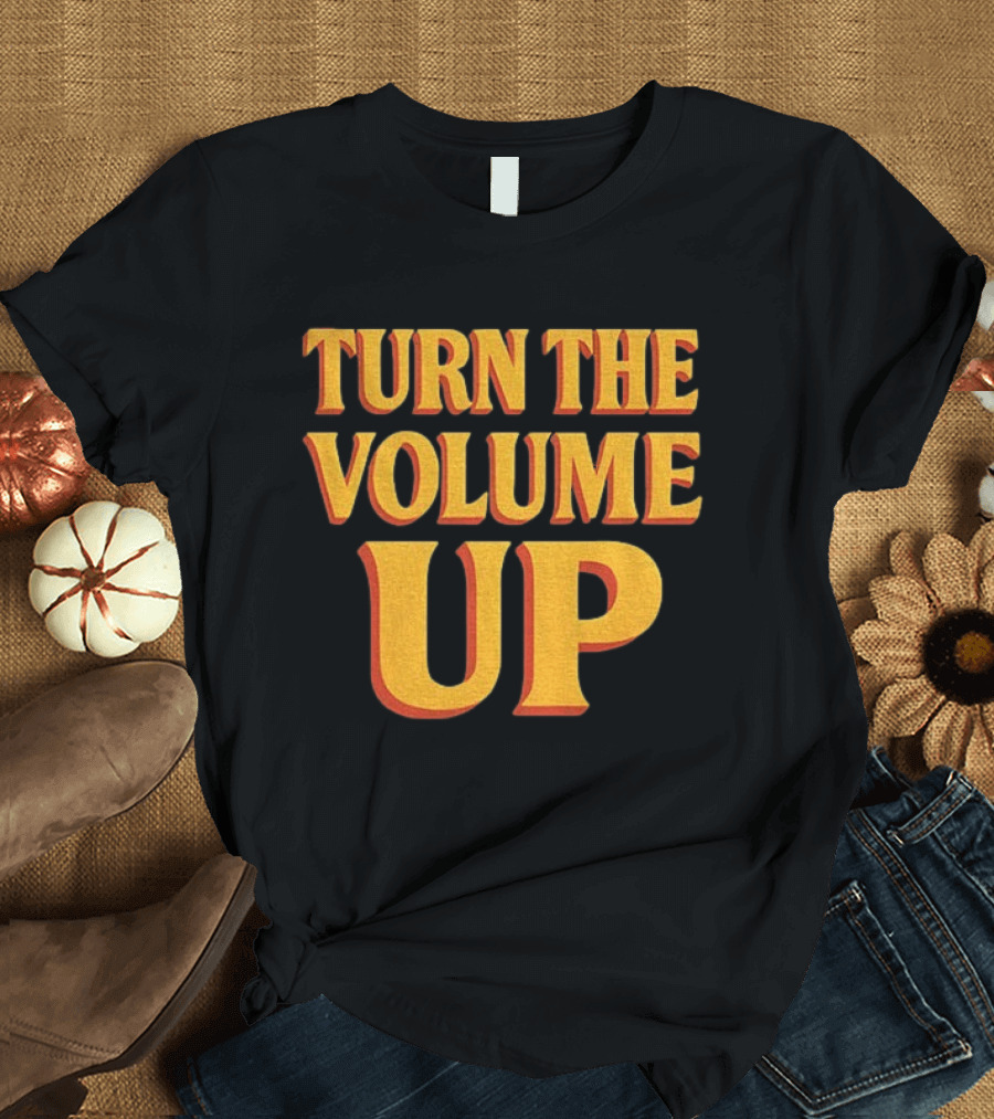 Turn The Volume Up Zohran Mamdani NYC Mayor Election Campaign T-Shirt