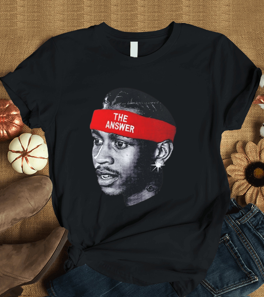Allen Iverson The Answer Basketball Legend T-Shirt
