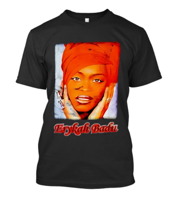 Erykah Badu Iconic Headwrap And Face T-Shirt