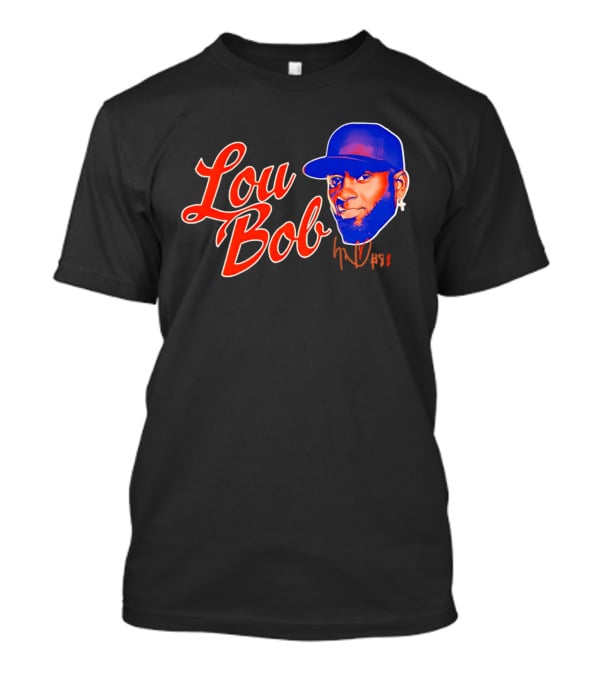 Lou Bob Luis Robert Jr New York Mets Big Head T-Shirt