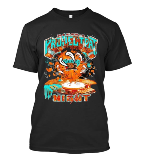 Memphis Grizzlies Project Pat Night Explosive Arena Event T-Shirt
