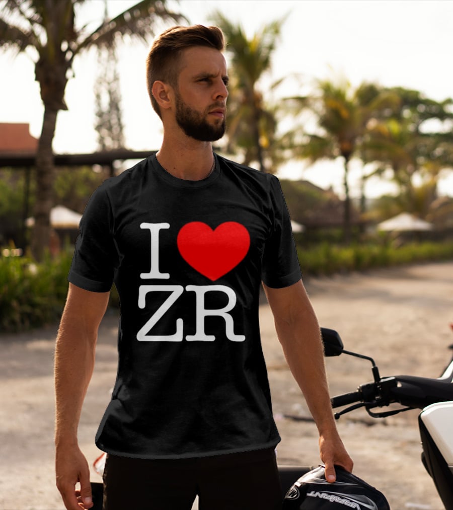 I Love ZR Red Heart T-Shirt
