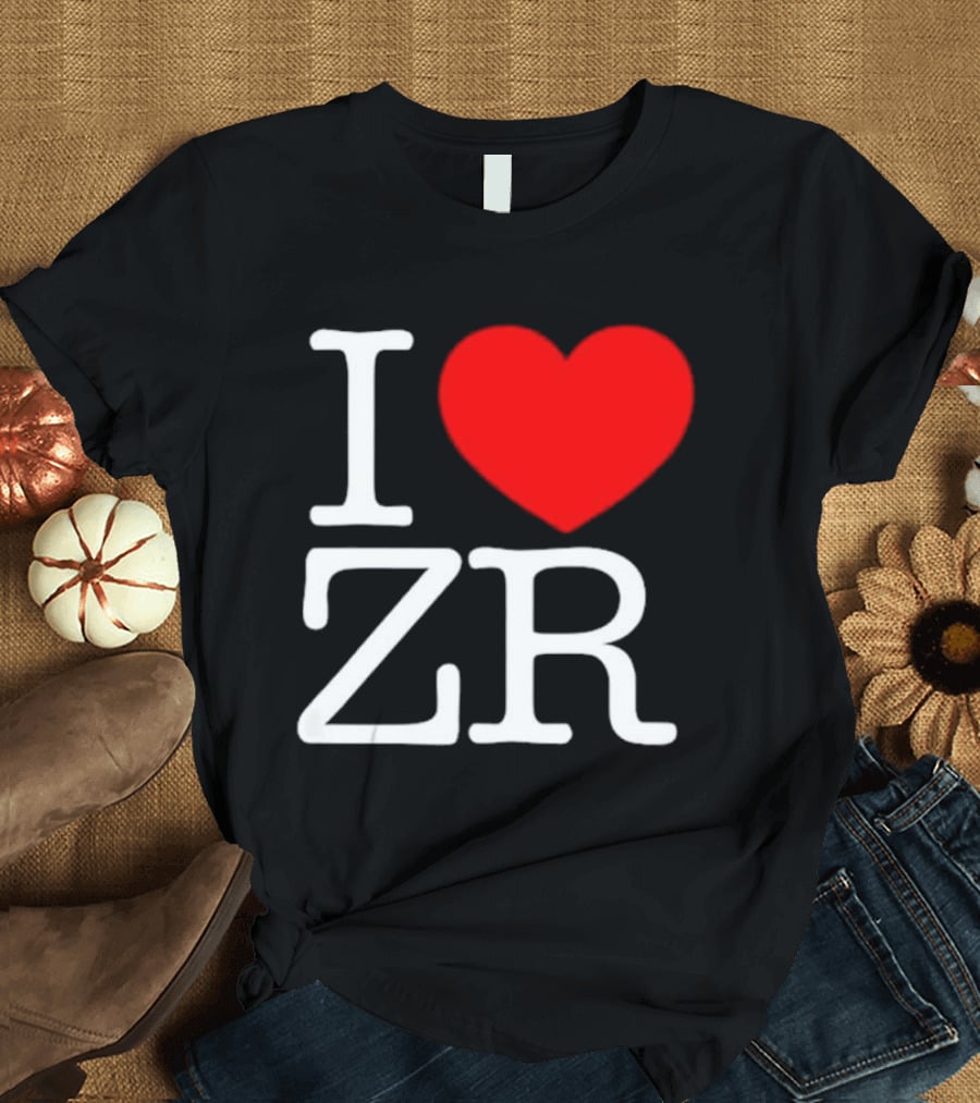 I Love ZR Red Heart T-Shirt