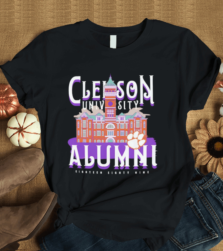 Clemson University Alumni Eighteen Eighty Nine Campus Tigers T-Shirt