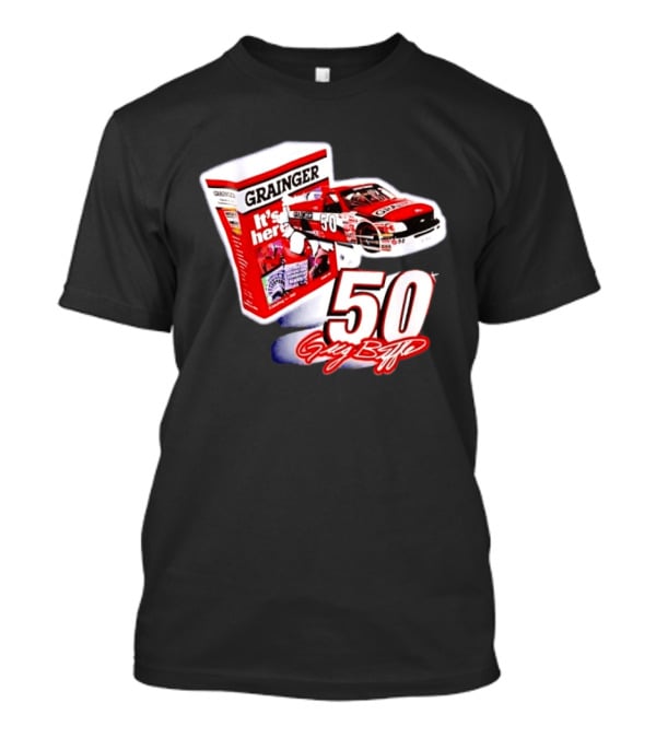 Grainger NASCAR 50 Greg Biffle Racing Car It's Here T-Shirt