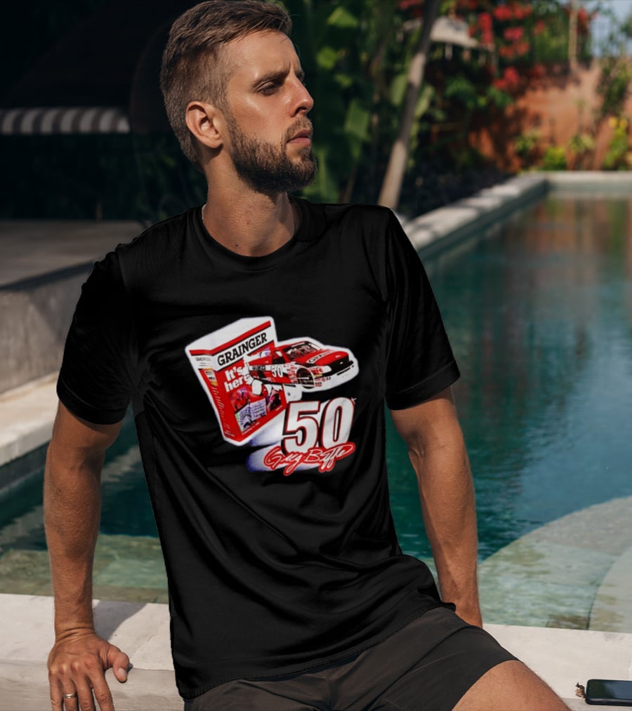 Grainger NASCAR 50 Greg Biffle Racing Car It's Here T-Shirt
