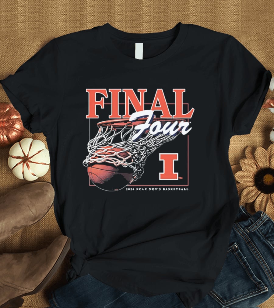 Illinois Final Four 2026 Men's Basketball NCAA March Madness T-Shirt