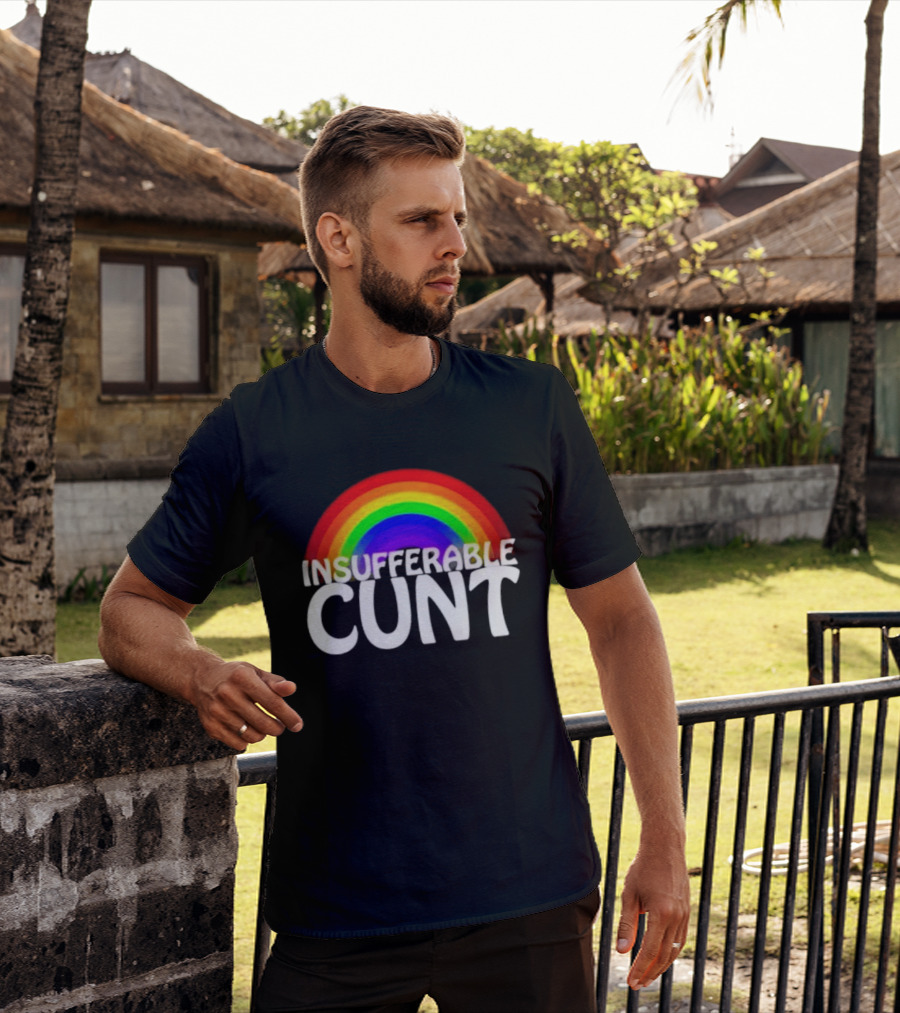 Rainbow Insufferable Cunt Colorful Pride T-Shirt