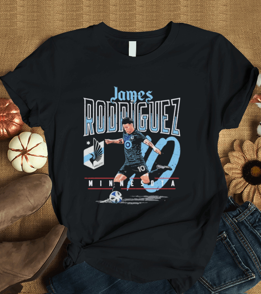 James Rodriguez Minnesota United 10 Soccer Star T-Shirt