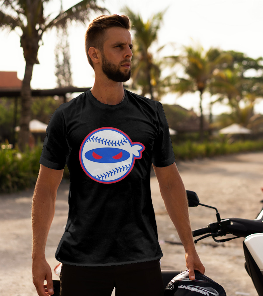 Pitching Ninja Baseball Eyes Atlanta T-Shirt