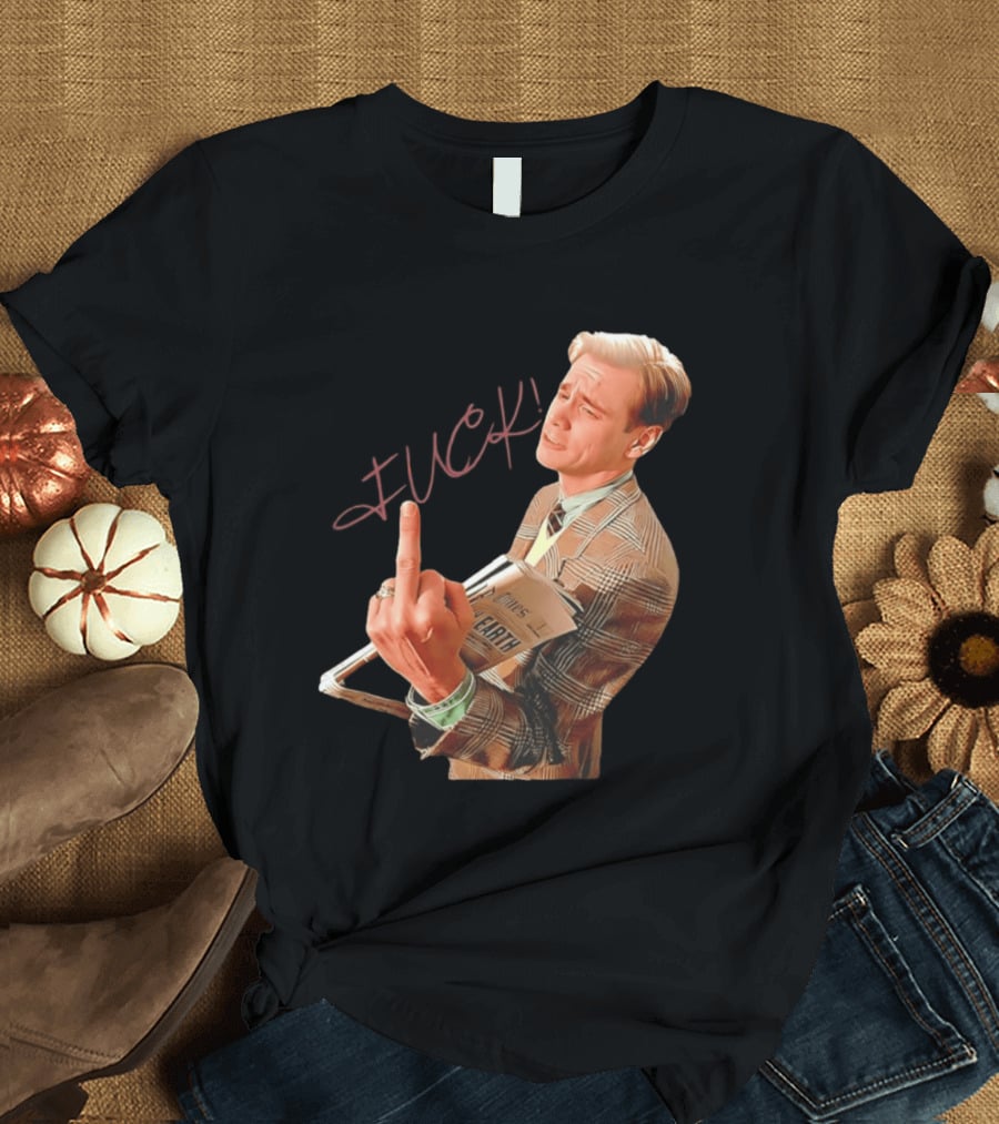 Jim Carrey Truman Show Middle Finger Meme Fuck Scene T-Shirt