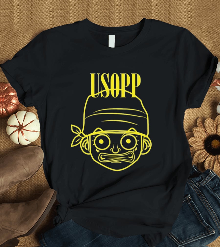 Ussop One Piece Straw Hat Crew Bandana Fan T-Shirt