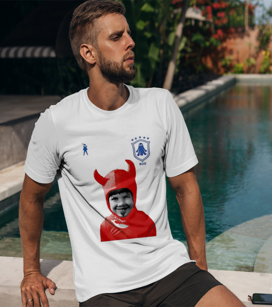 Seleção Diabo Problem Child Red Devil Costume T-Shirt