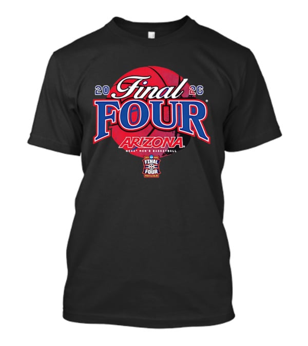 Arizona Wildcats NCAA Final Four 2026 Basketball Tournament T-Shirt