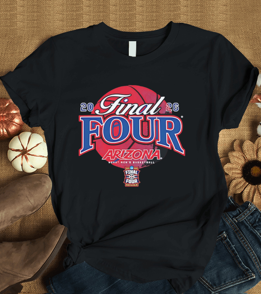 Arizona Wildcats NCAA Final Four 2026 Basketball Tournament T-Shirt