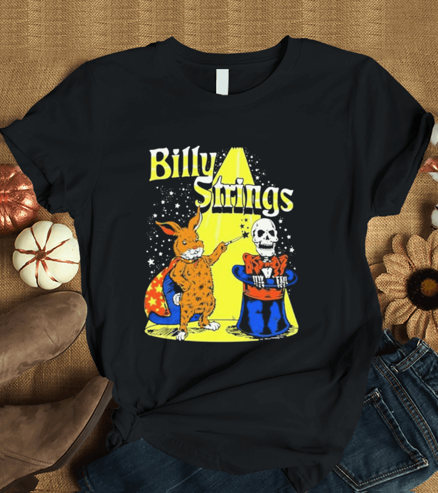 Billy Strings Rabbit Magician Skeleton Star Cape T-Shirt