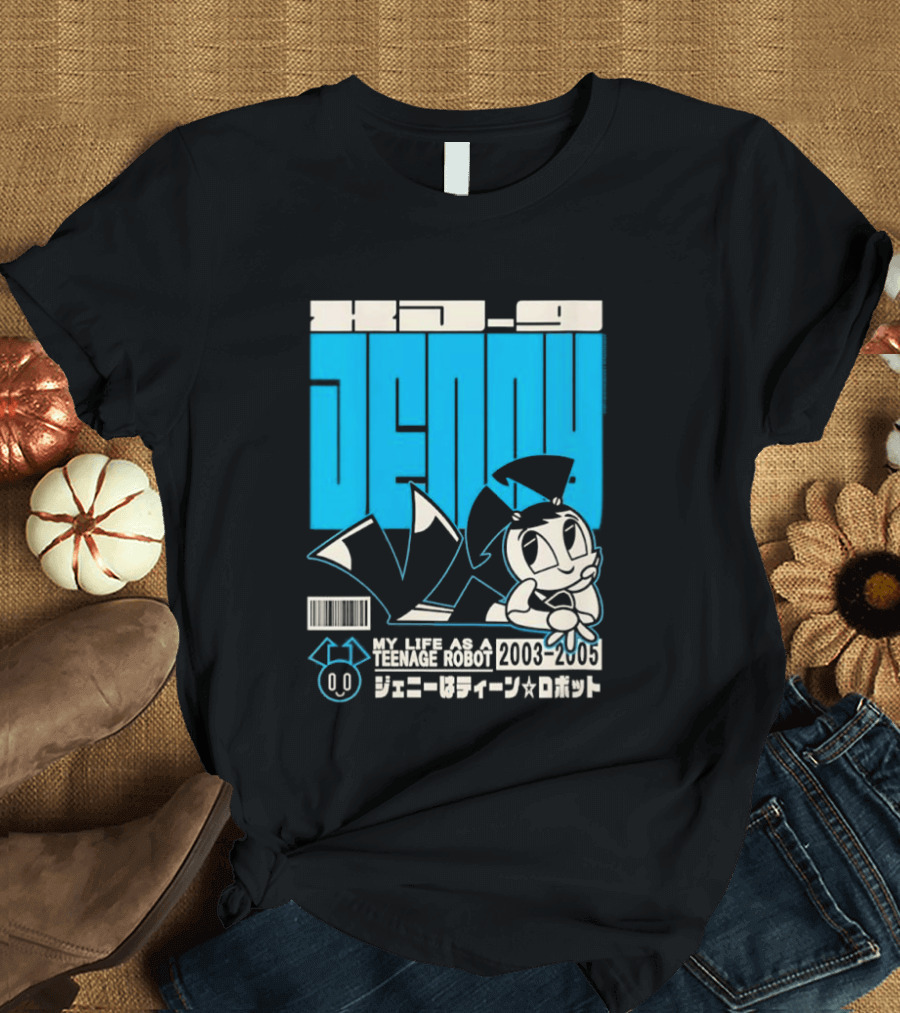 Jenny Kanji My Life As A Teenage Robot 2003 2005 Retro Manga Anime T-Shirt