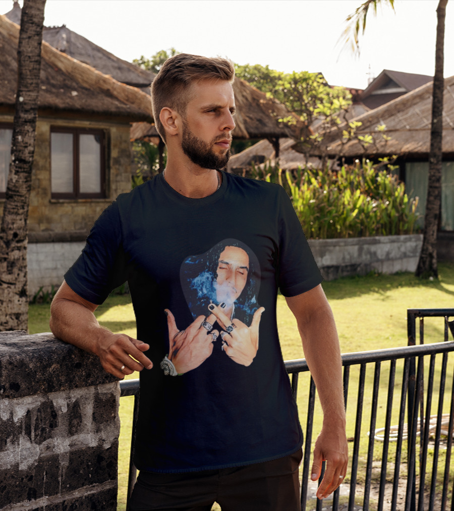 Brazil Matue Smoking Cigarette With Rings And Smoke T-Shirt