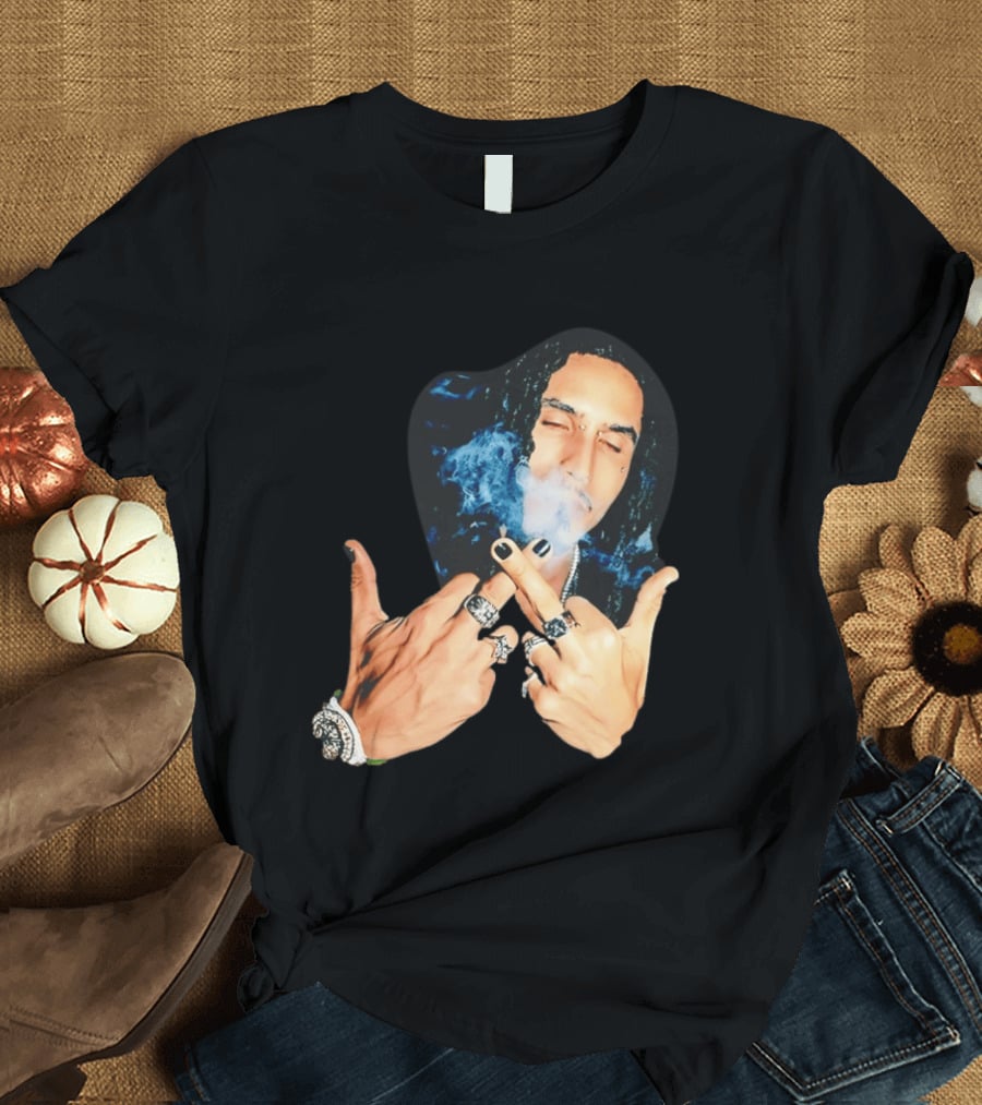 Brazil Matue Smoking Cigarette With Rings And Smoke T-Shirt