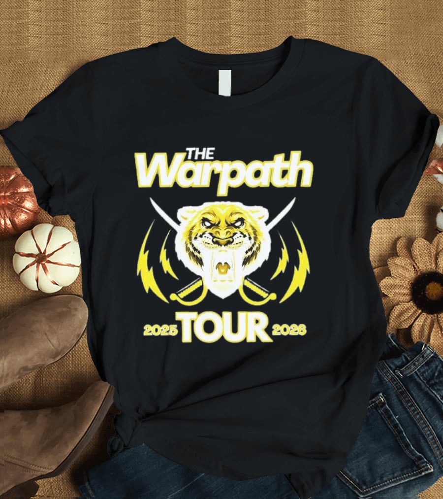 Buffalo Hockey The Warpath 2025 2026 Tour Lion T-Shirt