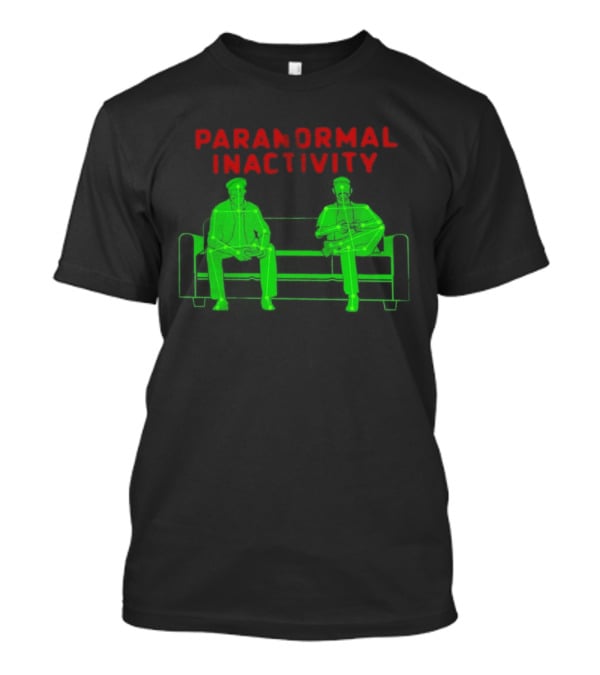 Paranormal Inactivity Ghostly Figures On Bench T-Shirt
