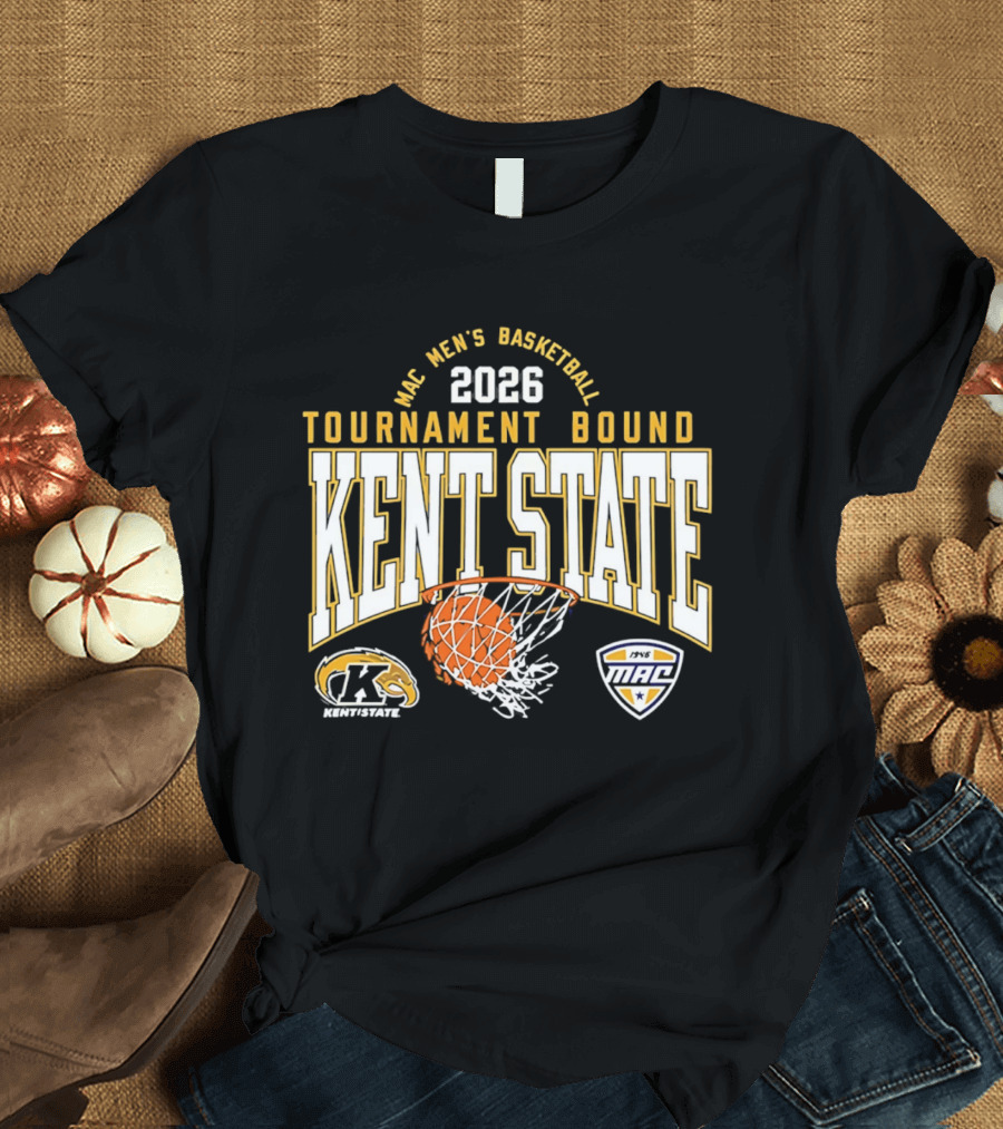Kent State Golden Flashes MAC 2026 Men's Basketball Tournament Bound T-Shirt