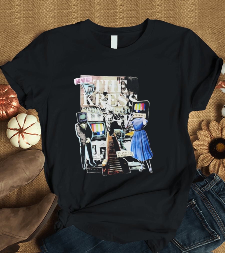 KVC The Kress 35 Years Of Broadcasting TV Applause T-Shirt
